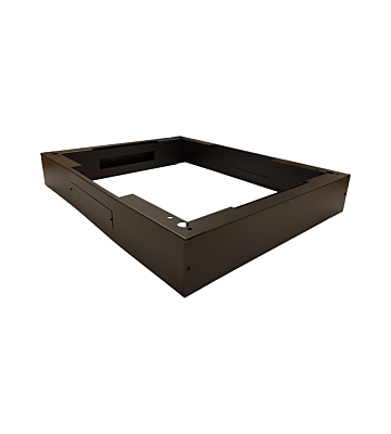 Sokkel voor 19" patchkasten, afmetingen: (BxDxH) 800x1000x150mm, zwart