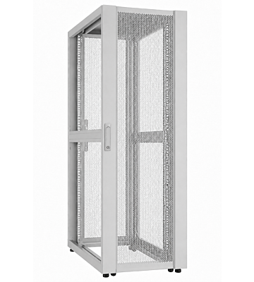 52U Datacenter patchkast met geperforeerde deur 800x1200x2400mm (BxDxH) Grijs