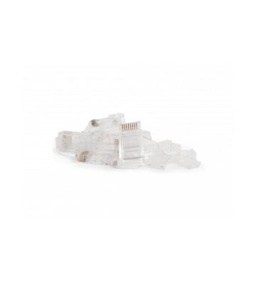 CAT6a Connector RJ45 + Hulpstukje - Unshielded - voor soepele kern - 10 stuks