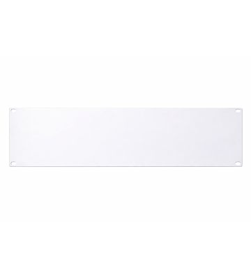 19 inch afdekpaneel - 3U wit
