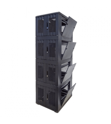 42U compartiment patchkast met geperforeerde deur - 4x9U - 800x800x2000mm (BxDxH)
