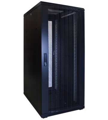 27U Patchkast met geperforeerde deur 600x800x1400mm (BxDxH) 