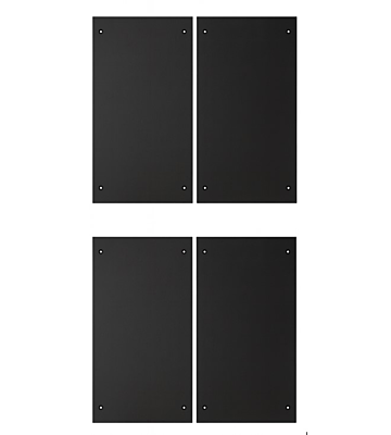 Datacenter set zijpanelen voor 42U kasten, 1200mm diep