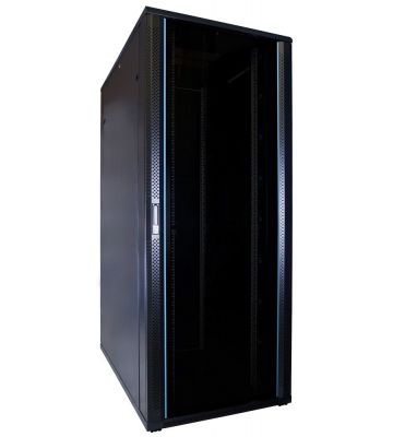 47U serverkast met glazen deur 800x1200x2200mm (BxDxH)