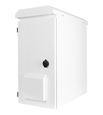 6U outdoor wandkast voor verticale montage IP55 - 600x280x600mm (BxDxH)
