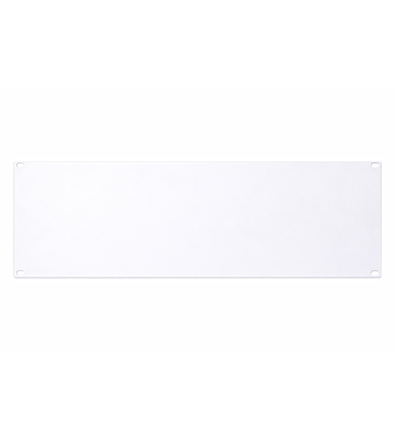 19 inch afdekpaneel - 4U wit