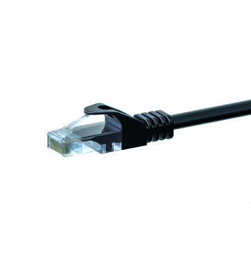  UTP CAT5e patchkabel 5m zwart - 100% koper