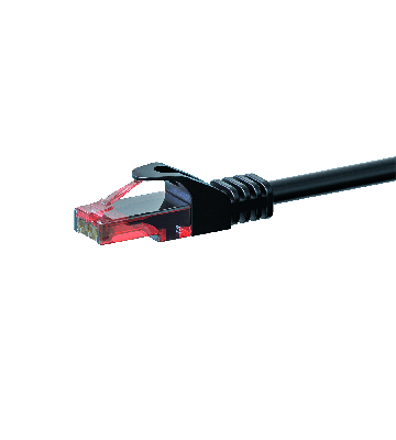 UTP CAT6 patchkabel 7,50m zwart - 100% koper