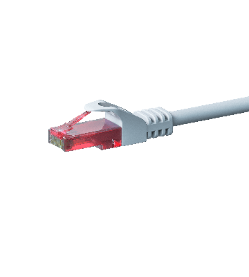 UTP CAT6 patchkabel 20m wit - 100% koper