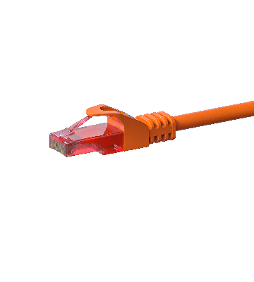 UTP CAT6 patchkabel 0,50m oranje - 100% koper
