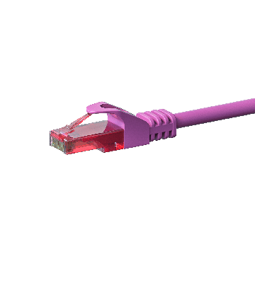 UTP CAT6 patchkabel 15m roze - 100% koper
