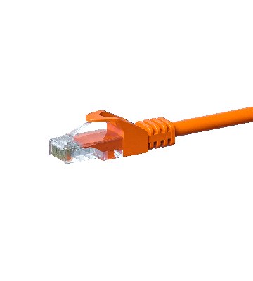 CAT5e patchkabel 0,25m oranje - CCA