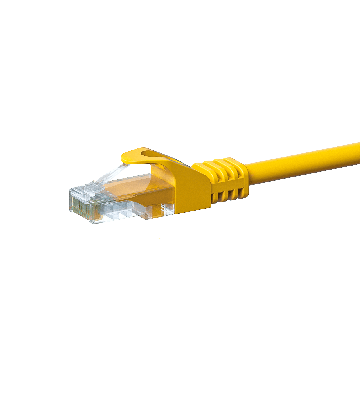 CAT5e patchkabel 2m geel - CCA