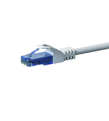 UTP CAT6a patchkabel 0,50m wit - 100% koper