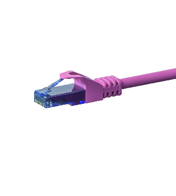 UTP CAT6a patchkabel 15m roze - 100% koper