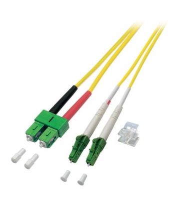 OS2 duplex glasvezel kabel LC/APC-SC/APC 0,50m