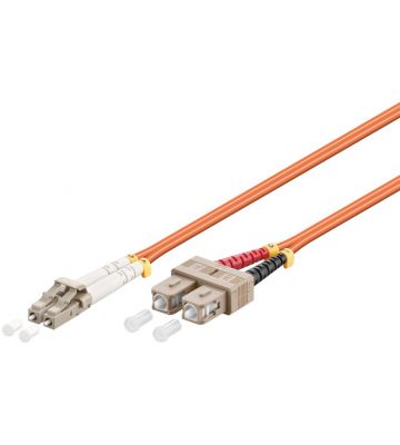 Glasvezel kabel LC-SC OM2 (laser optimized) 5 m
