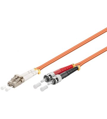 Glasvezel kabel LC-ST OM2 (laser optimized) 20 m
