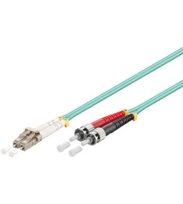 Glasvezel kabel LC-ST OM3 (laser optimized) 1 m