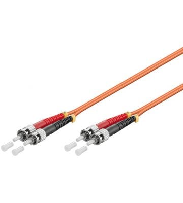 Glasvezel kabel ST-ST OM2 (laser optimized) 1 m
