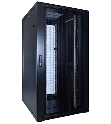 32U Patchkast met geperforeerde deur 800x1200x1600mm (BxDxH)