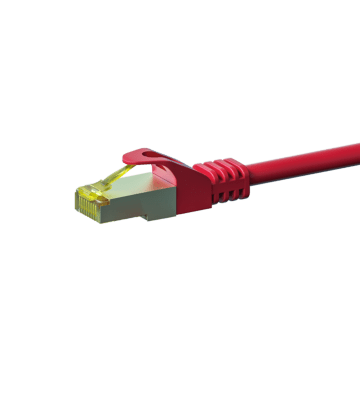 Cat7 S/FTP (PIMF) patchkabel 5m rood