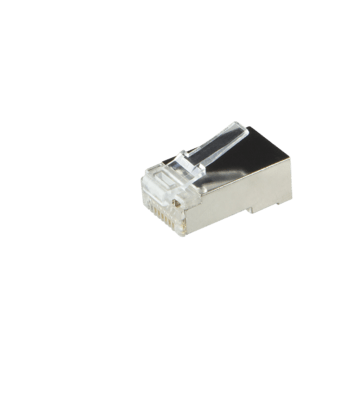 CAT5e Connector RJ45 - Shielded - voor stugge en soepele utp kabels