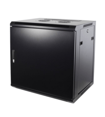 9U wandkast met metalen deur 600x600x500mm (BxDxH)