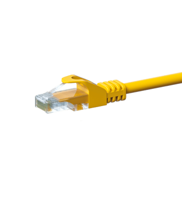 CAT5e patchkabel 2m geel - CCA