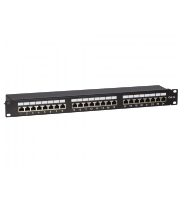 Patchpaneel Cat5e FTP 24 poorts