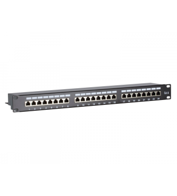 Patchpaneel Cat6 FTP 24 poorts