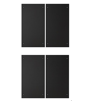 Datacenter set zijpanelen voor 42U kasten, 1200mm diep