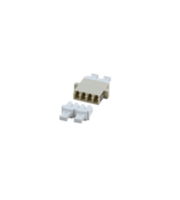 Multimode koppeling 4-voudig LC-LC quad beige