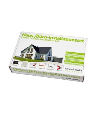 CAT6 STP Installatieset Plus voor thuis/kantoor - 100m