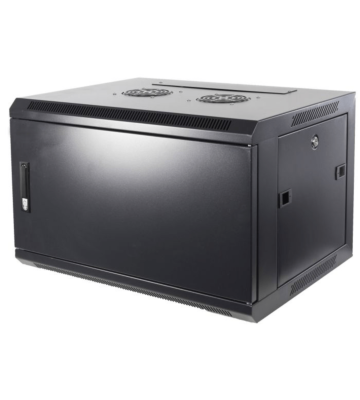 6U wand patchkast met metalen voordeur, 600mm diep