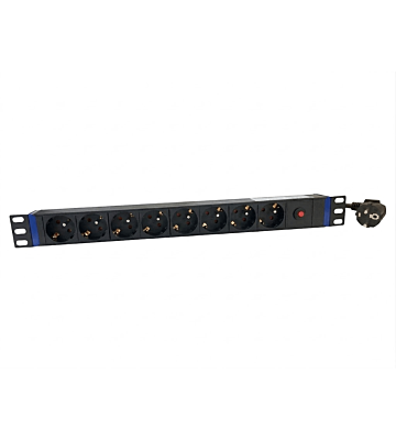 19 inch 8 voudige stekkerdoos - Master Overload - Penaarde