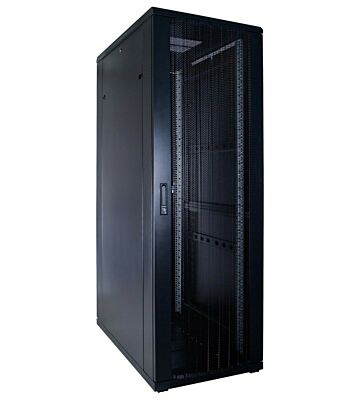 37U Patchkast met geperforeerde deur 600x1000x1800mm (BxDxH)