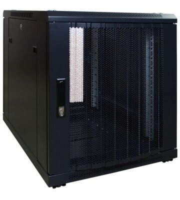12U mini Patchkast met geperforeerde deur 600x800x720mm (BxDxH)