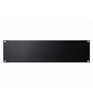 3 U 19 inch afdekpaneel in zwart voor patchkast