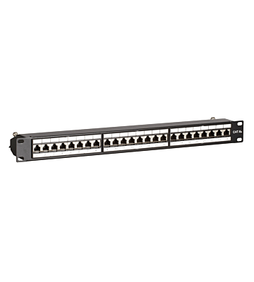 Patchpaneel Cat6a STP 24 poorts