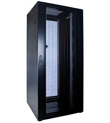 37U Patchkast met geperforeerde deur 800x800x1800mm (BxDxH)
