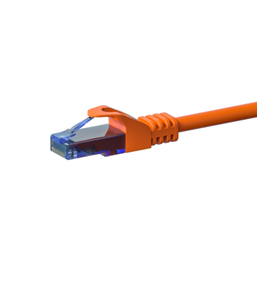 UTP CAT6a patchkabel 2m oranje - 100% koper