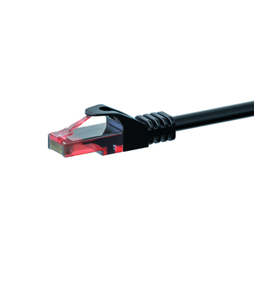 UTP CAT6 patchkabel 3m zwart - 100% koper