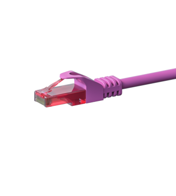 UTP CAT6 patchkabel 7,50m roze - 100% koper