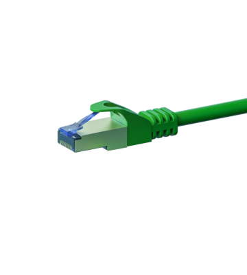 CAT6a S/FTP (PIMF) patchkabel 0,25m groen