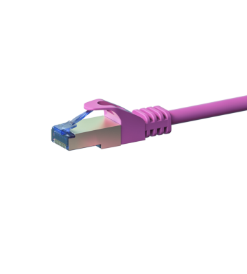 CAT6a S/FTP (PIMF) patchkabel 3m roze