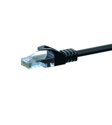 CAT5e patchkabel 0,5m zwart - CCA
