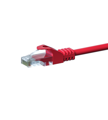 CAT5e patchkabel 0,25m rood - CCA