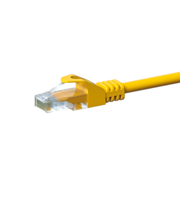 CAT5e patchkabel 0,5m geel - CCA
