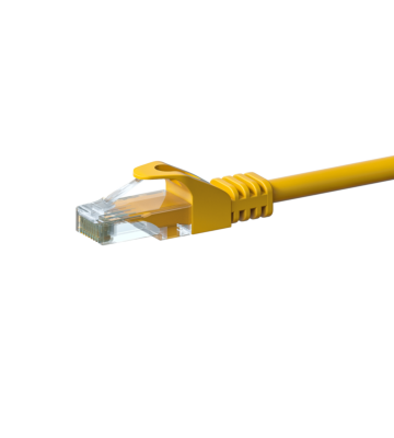CAT6 patchkabel 0,5m geel - CCA
